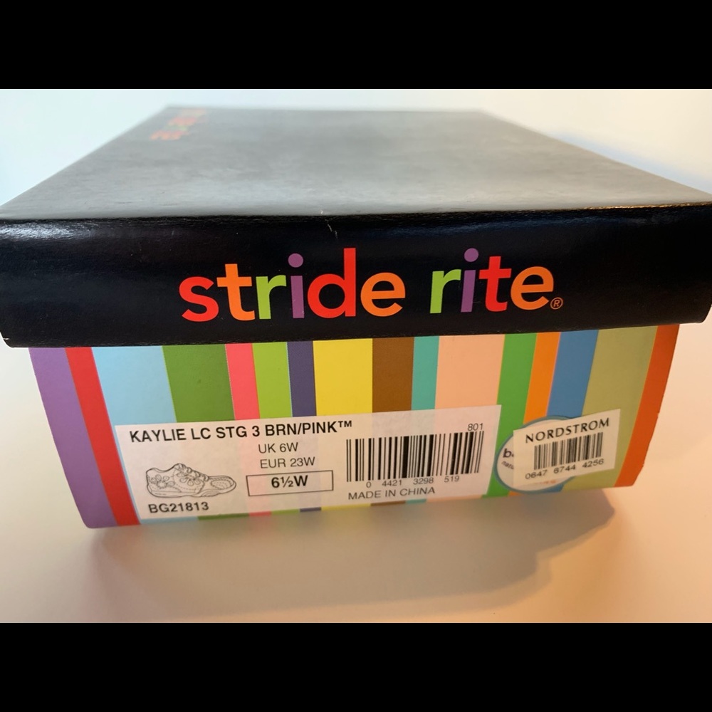 Stride Rite Girl’s Kaylie Leather Shoe - Picture 5 of 7